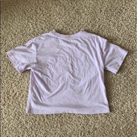 Purple girls cropped champion t-shirt👚 - Picture 2 of 4